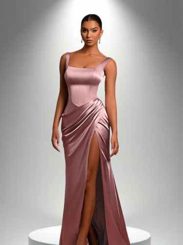 Rose gold corset gown | LA Elite Couture
