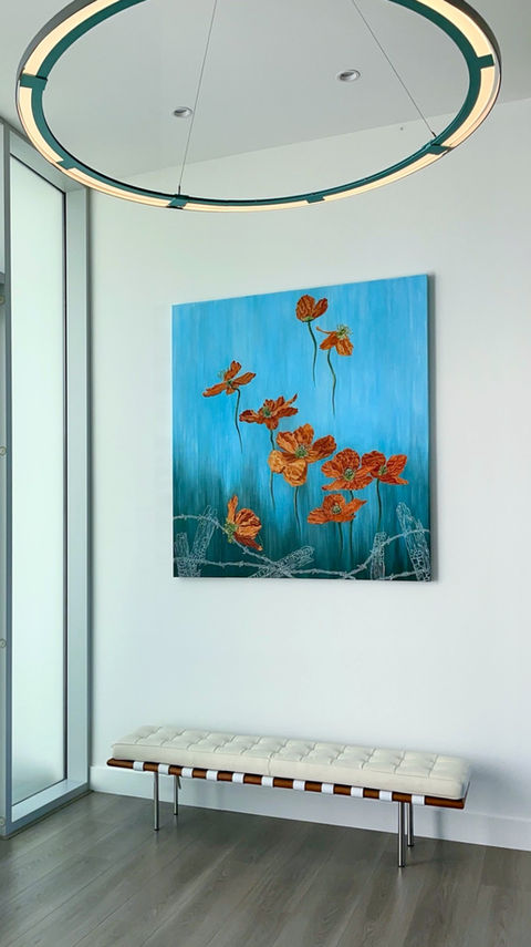 Commission at client home in Mark West Spring Santa Rosa
