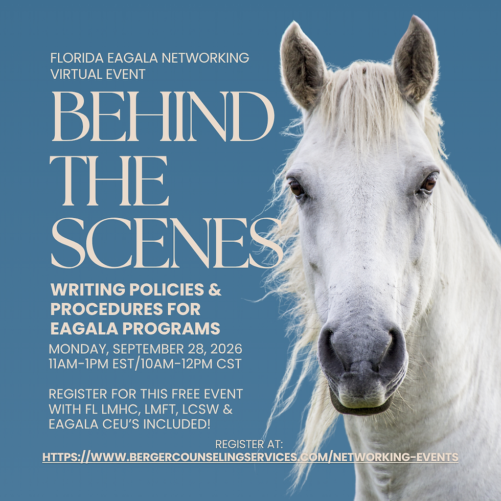 Retiro de networking en Eagala, sureste de Florida, 5 de diciembre
