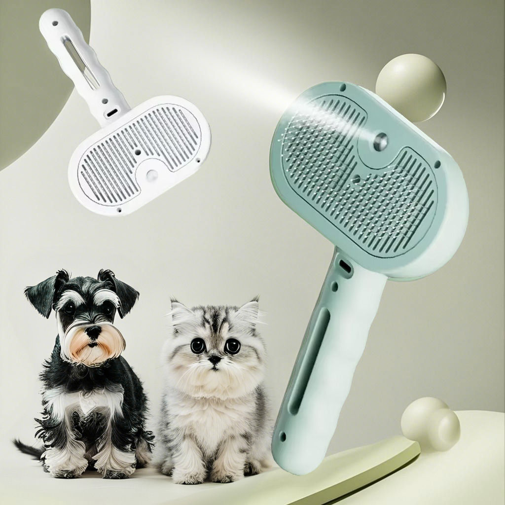 Pet Spray Hair Comb Pet Hair Remover Cleaning Brush Cats Grooming Dog Accessorie