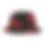 Thumbnail: Anime Akatsuki Bucket Hat Inspired Streetwear Fashion, Cosplay  Black Bucket Cap