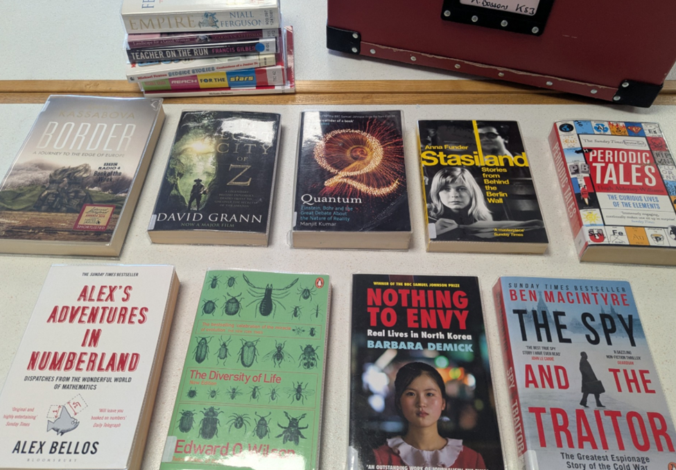 6th Form Library Display Sixth Form Library Pop Up