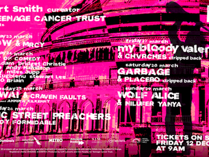 Teenage Cancer Trust at the Royal Albert Hall live streams announced - elbow and Manic Street Preachers