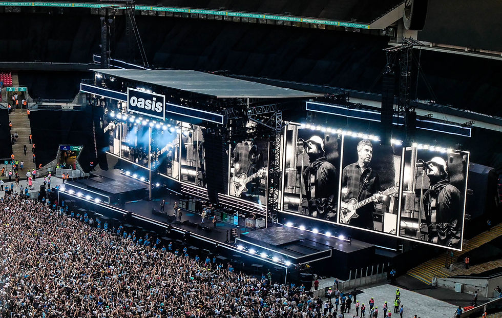Music Photography OASIS at Wembley on their Live 25 Tour 2025