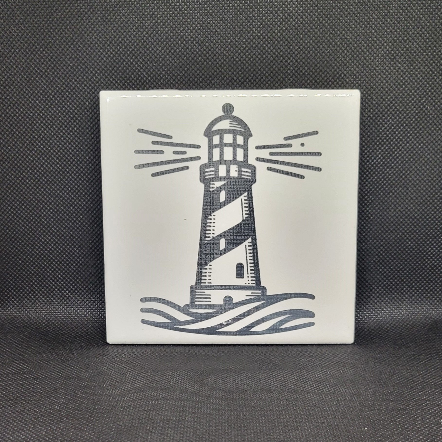 Lighthouse Ceramic Tile Coaster