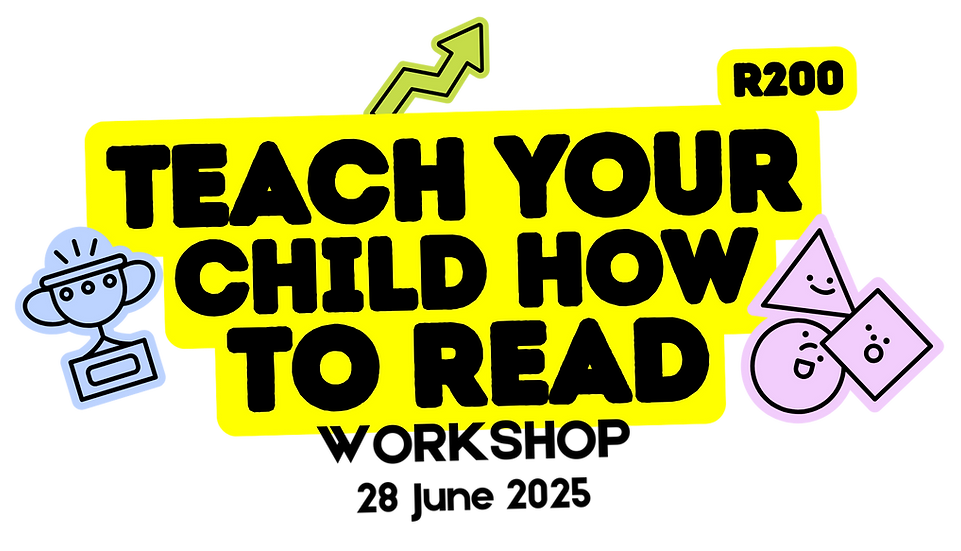 Teach your child how to read parent workshop logo.
