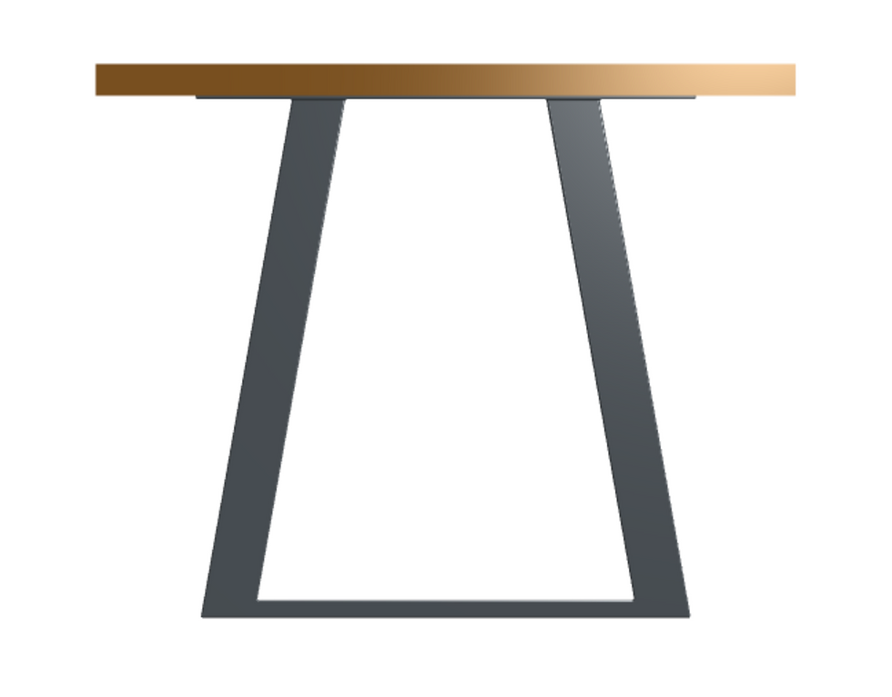 Thumbnail: Simple Steel Trapezium Legs (Pair)