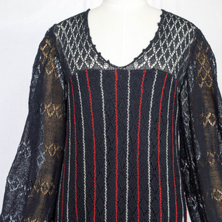 knitted lace dress