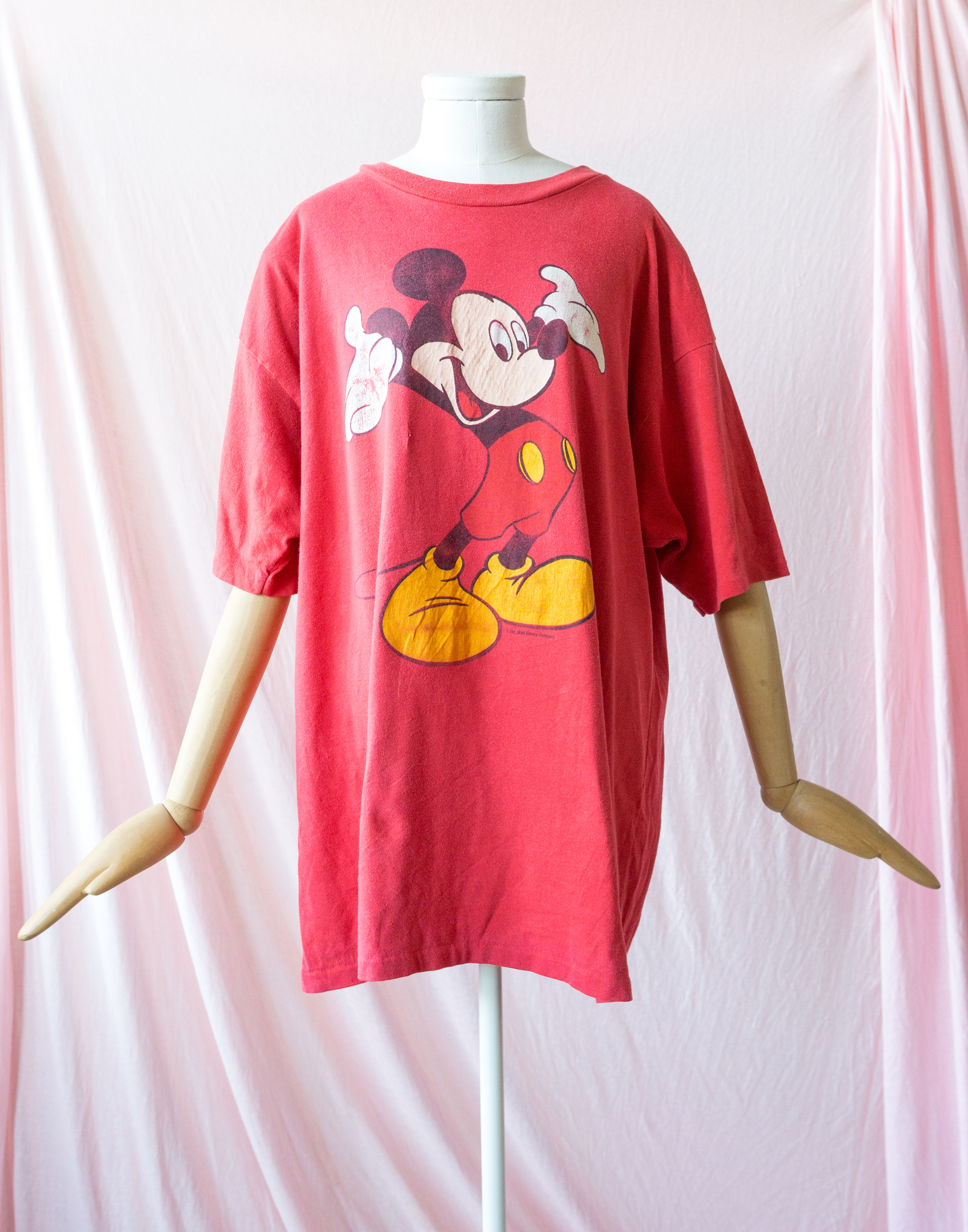 90s Red Mickey Tee