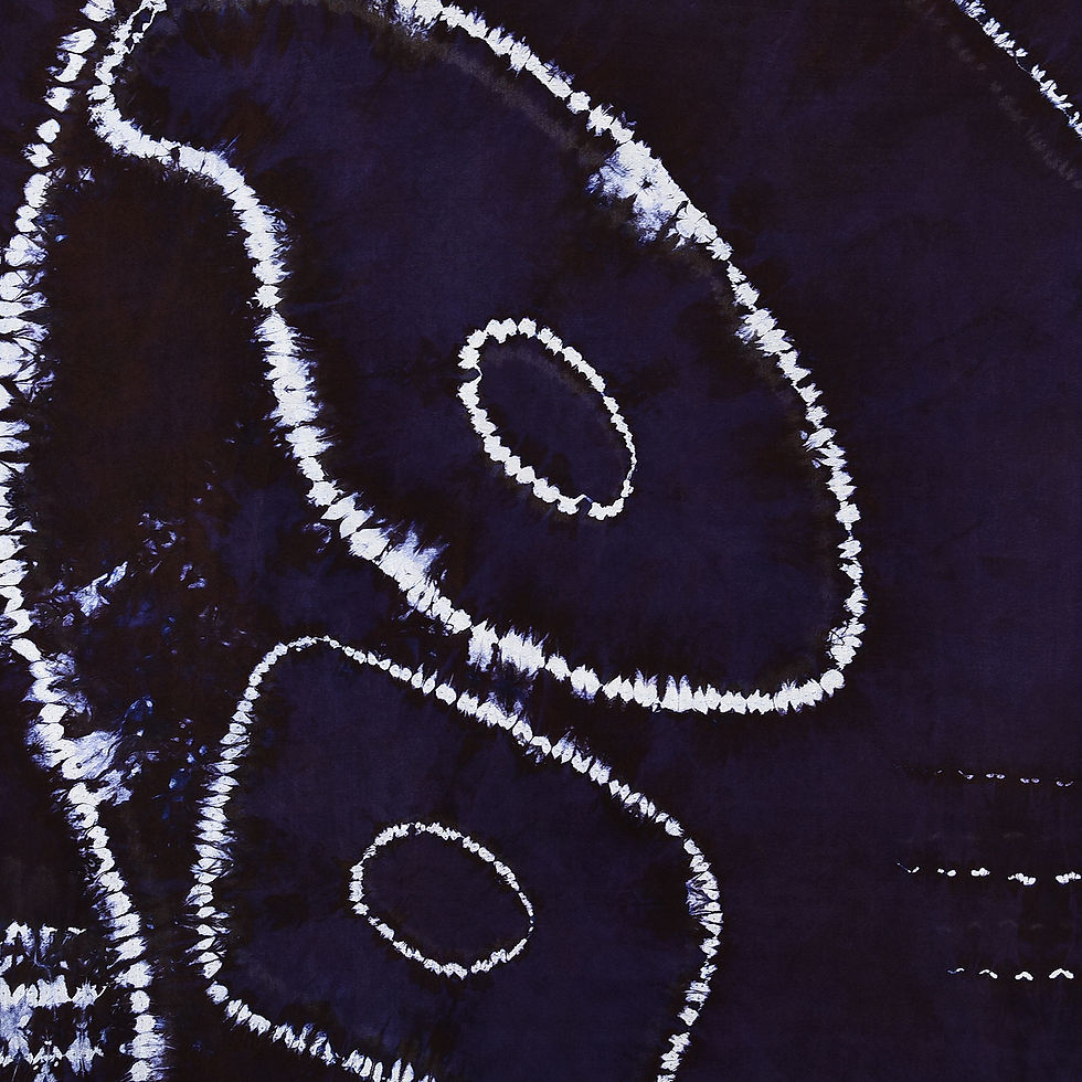 Thumbnail: Hand Dyed Batik Silk Scarf