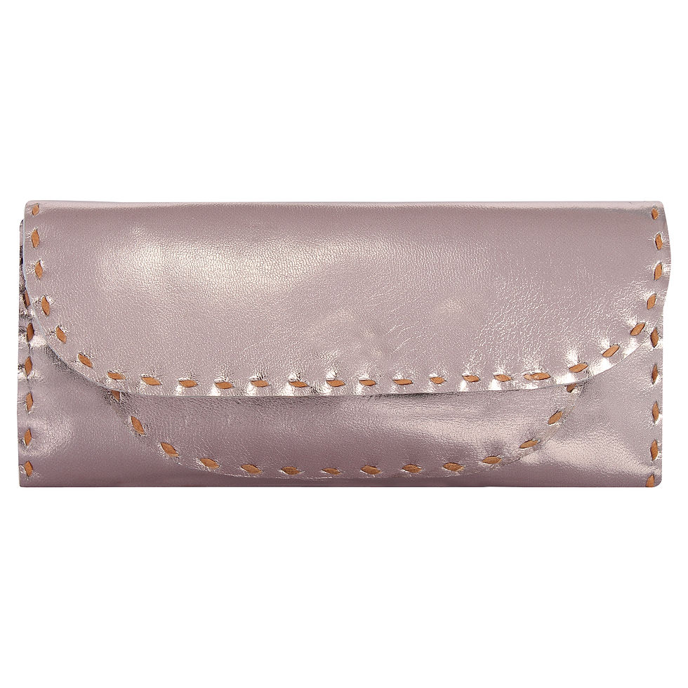 Thumbnail: Metallic Leather Pocket Wallet