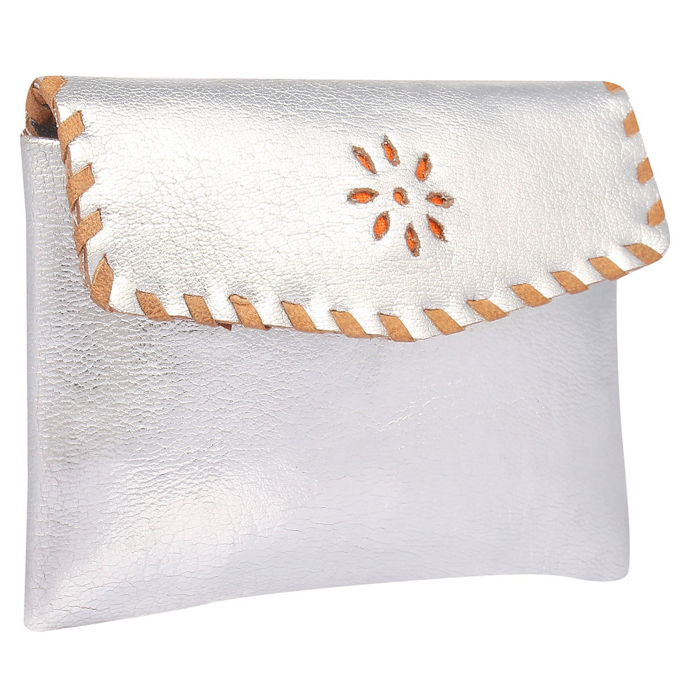 Thumbnail: Punch  Metallic Leather Coin Pouch