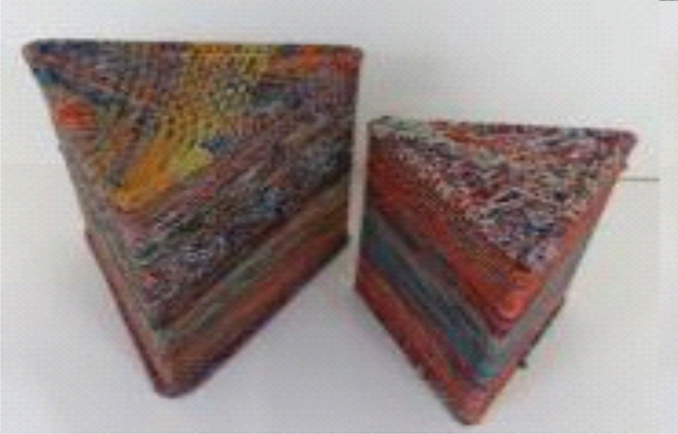 Thumbnail: Iron Triangle Stool Set of 2