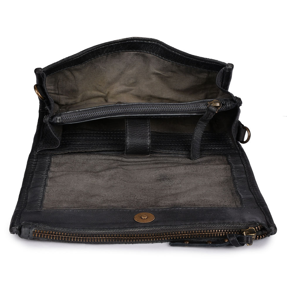 Thumbnail: ANV 009  Cross Body Design Concho Rivetted