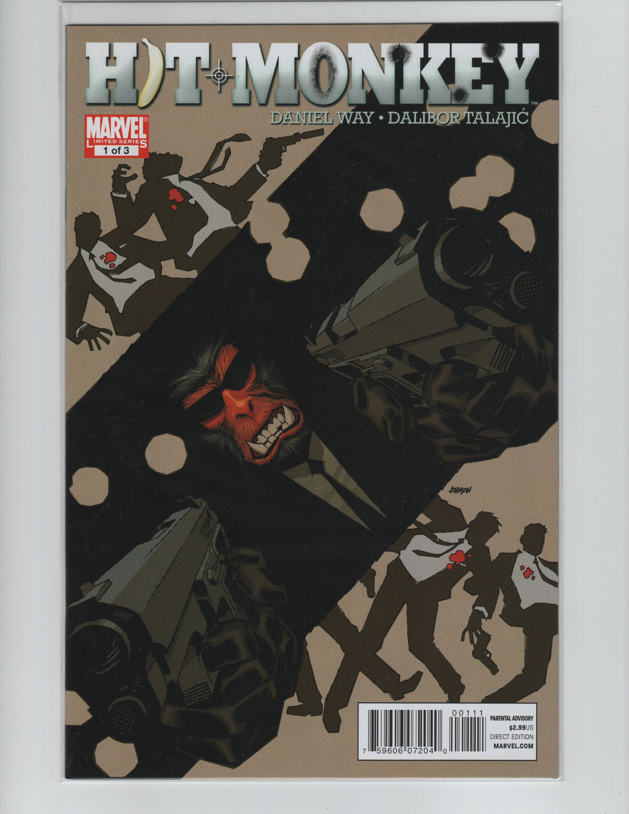 HIT MONKEY #1-3 (Complete Series, 2010)