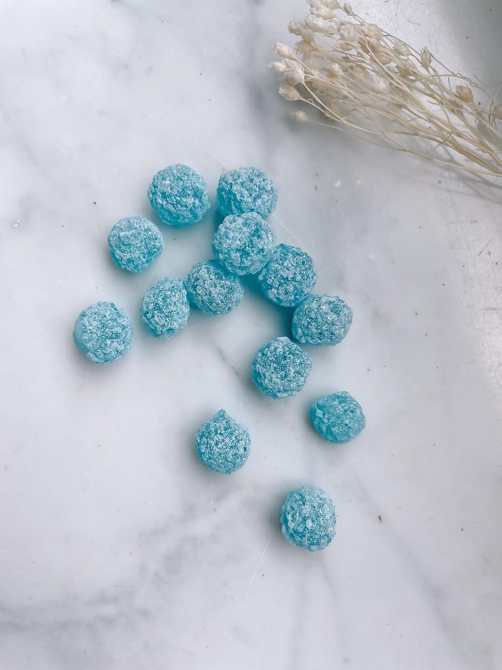suikerparels sugardrops blauw