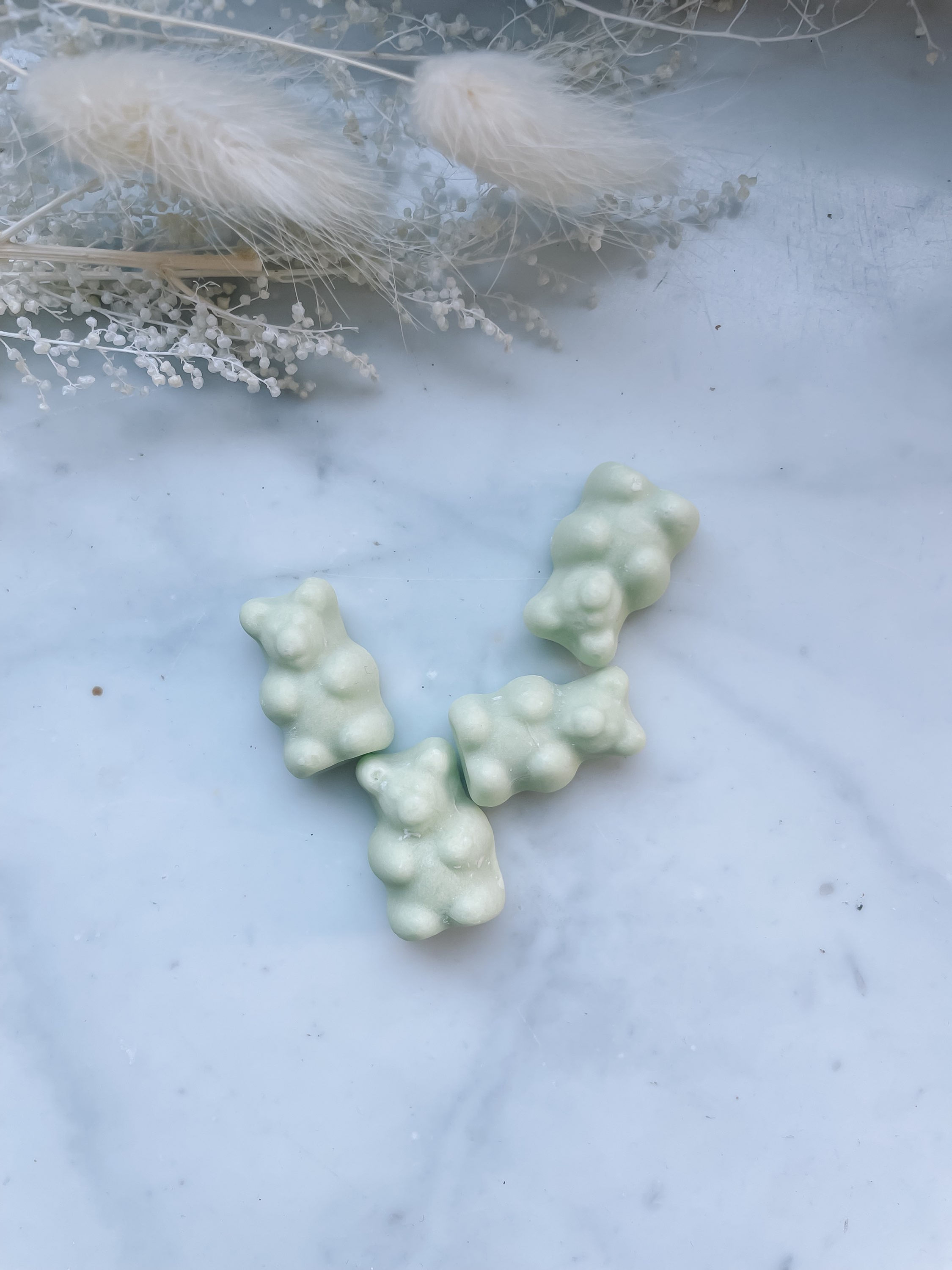 Mini vegan gummibeertjes 500 gr - Groen