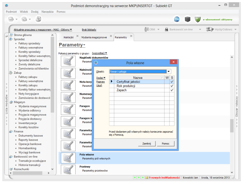 Miniatura: Subiekt GT Dożywotnia Licencja 3 Stanowiska Program Handlowy Magazynowy