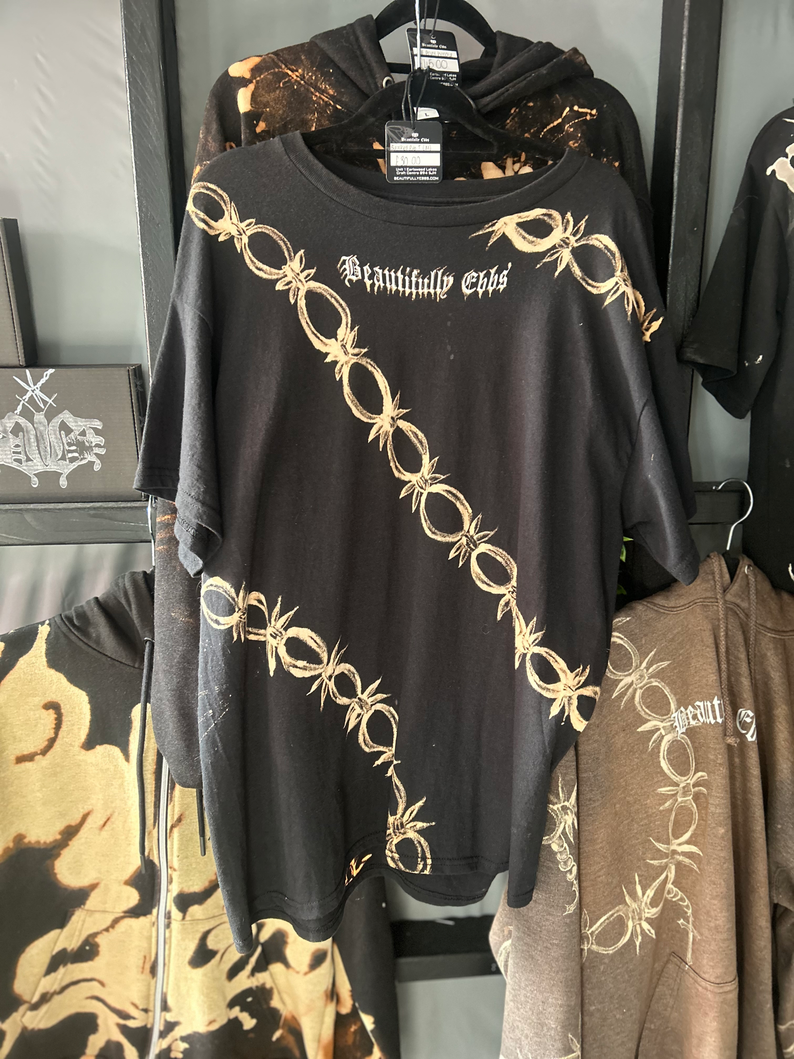 Barbed Wire Tshirt Size Medium