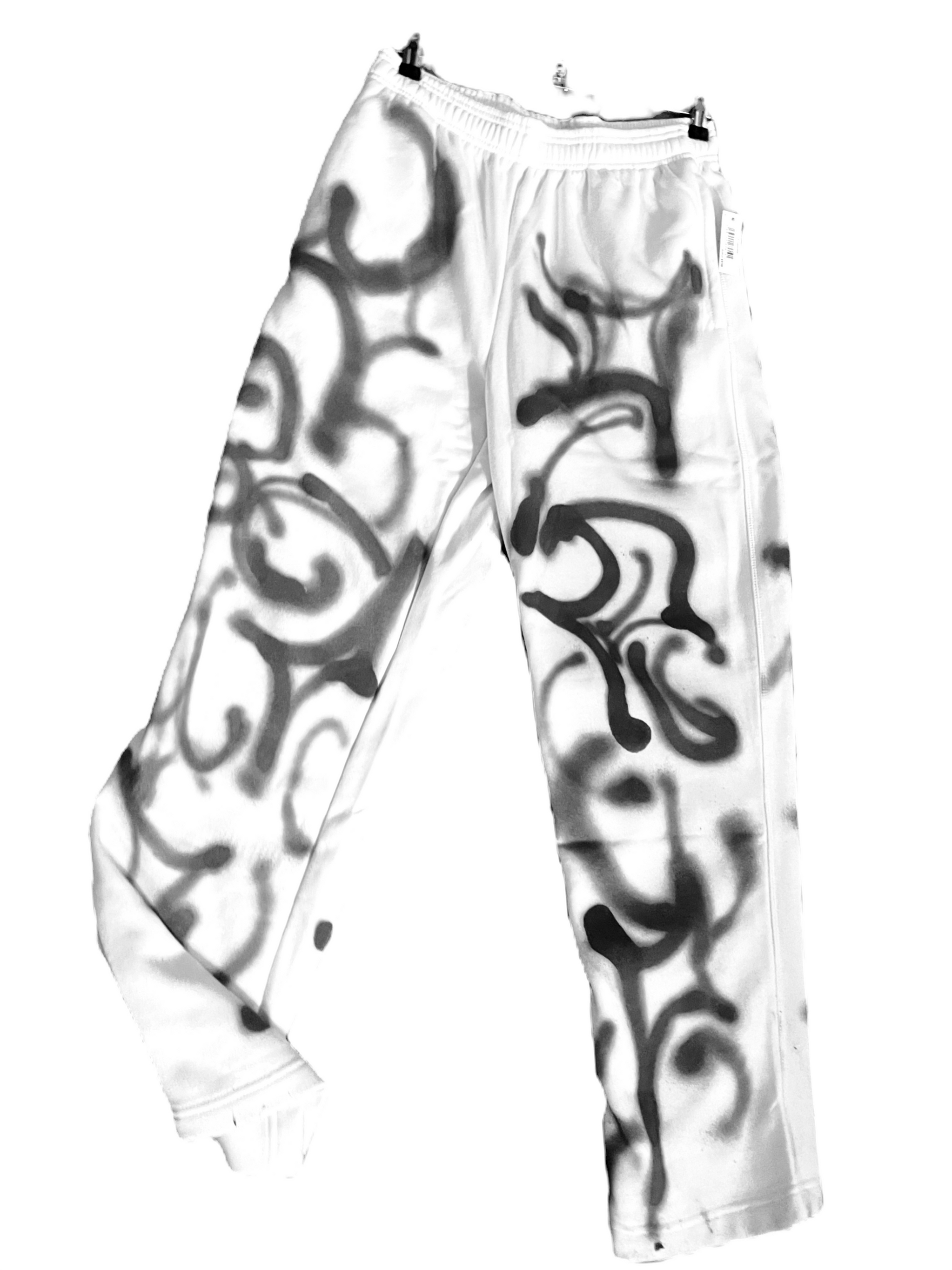 Black Graffiti Joggers