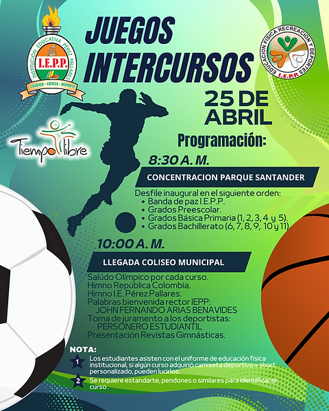Póster Torneo de Fútbol Profesional Verde.png