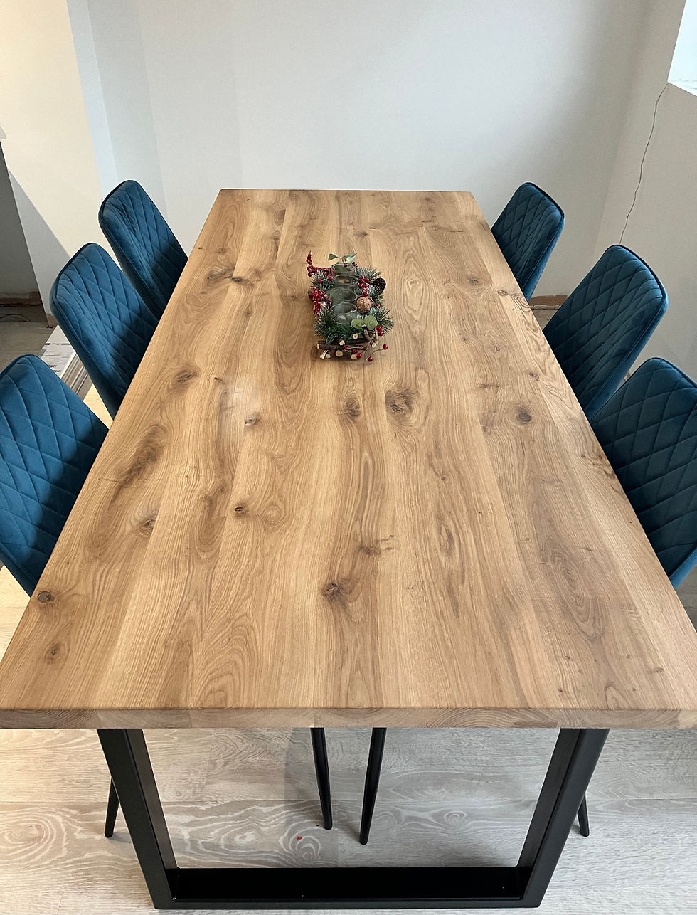 Thumbnail: The Oxford Solid Oak Dining Table