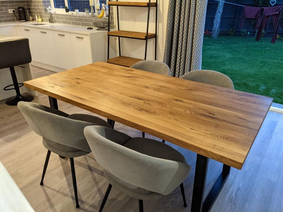 Thumbnail: The Oxford Solid Oak Dining Table