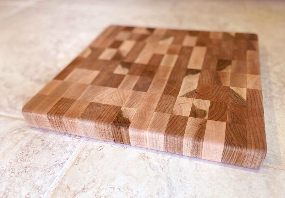 Handmade All Maple End-Grain Cutting Board