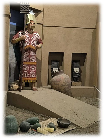 Museum in Trujillo mit echtem Hund