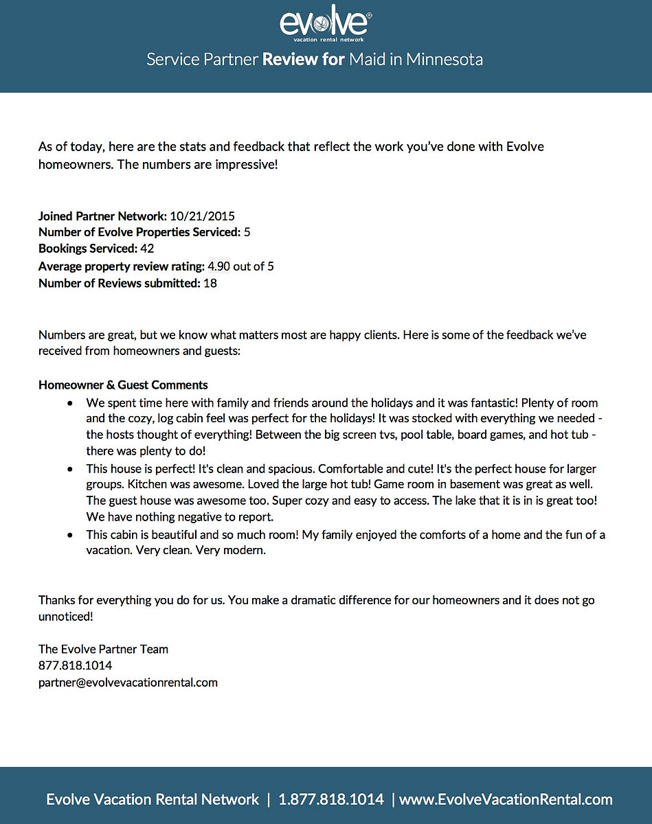 Partner Performance Reviews - October 20