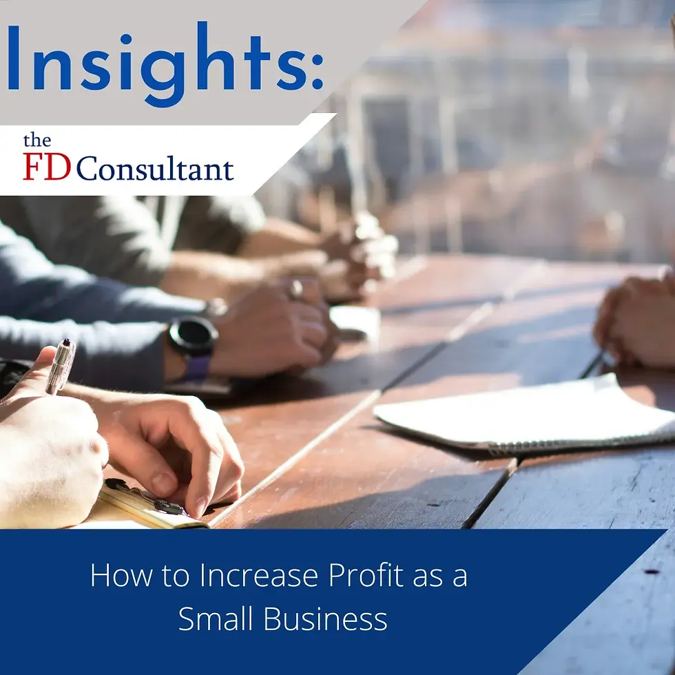 How to increase profit as a small business