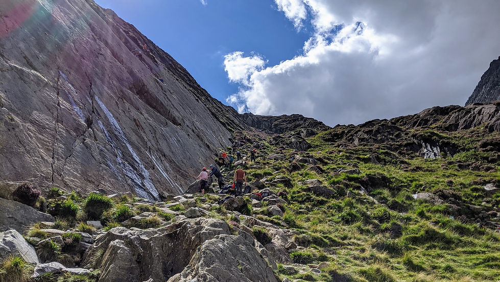 Trad and sport climbing weekend in North Wales