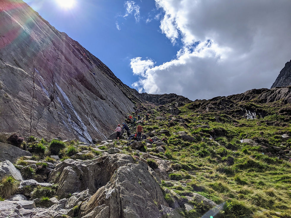 Trad and sport climbing weekend in North Wales