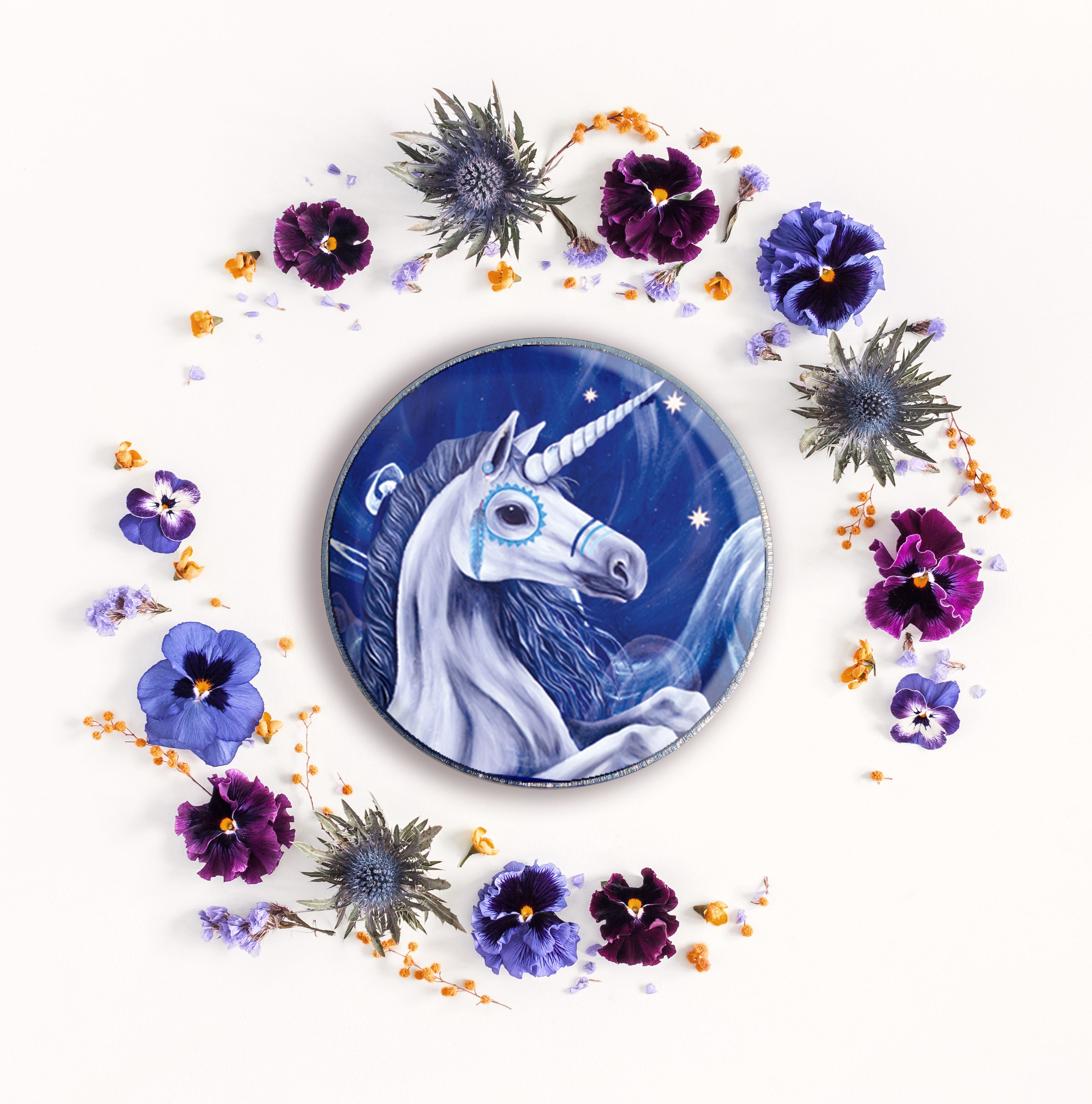 HIPPOCAMPUS - ART BADGE