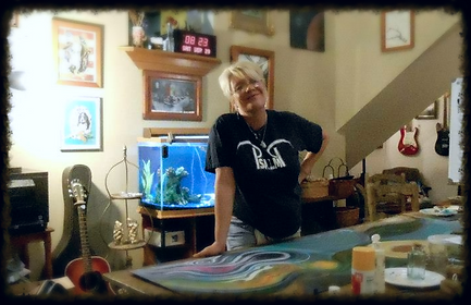 In the Frandalicious studio