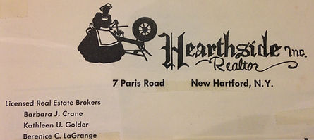 Vintage paper letterhead for Hearthside Inc