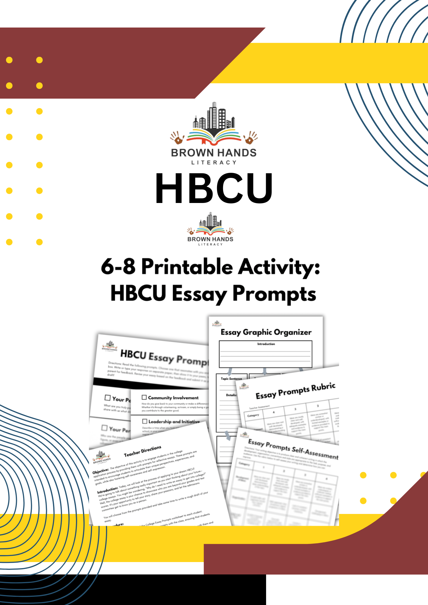 Grades 6-8 HBCU Essay Prompt
