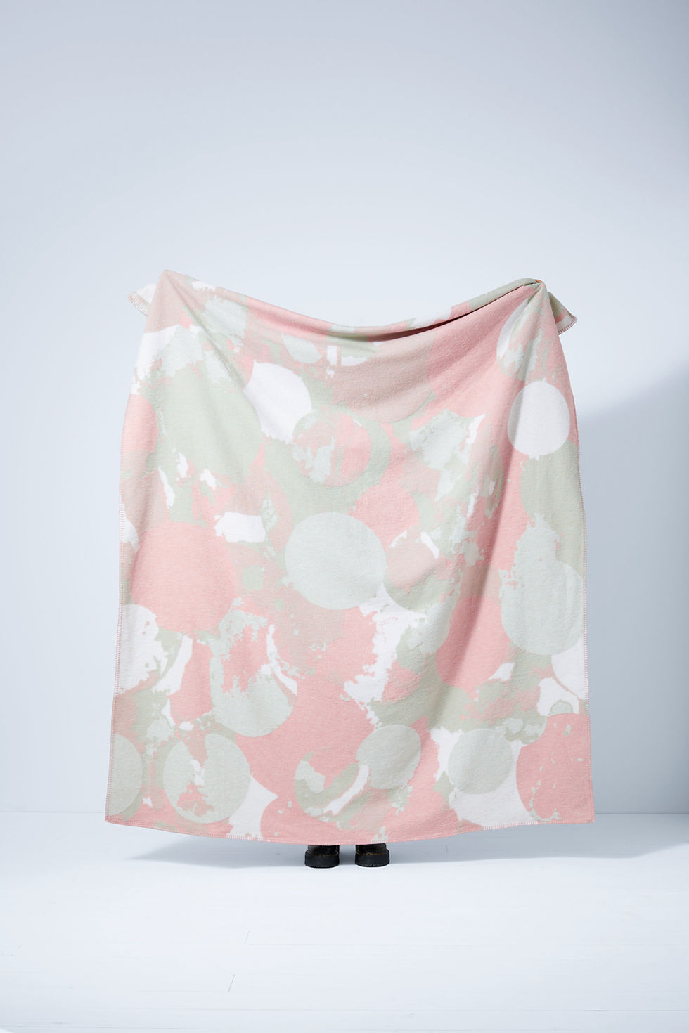 Watermark Large Recycled Cotton Blend Throw - Confetti