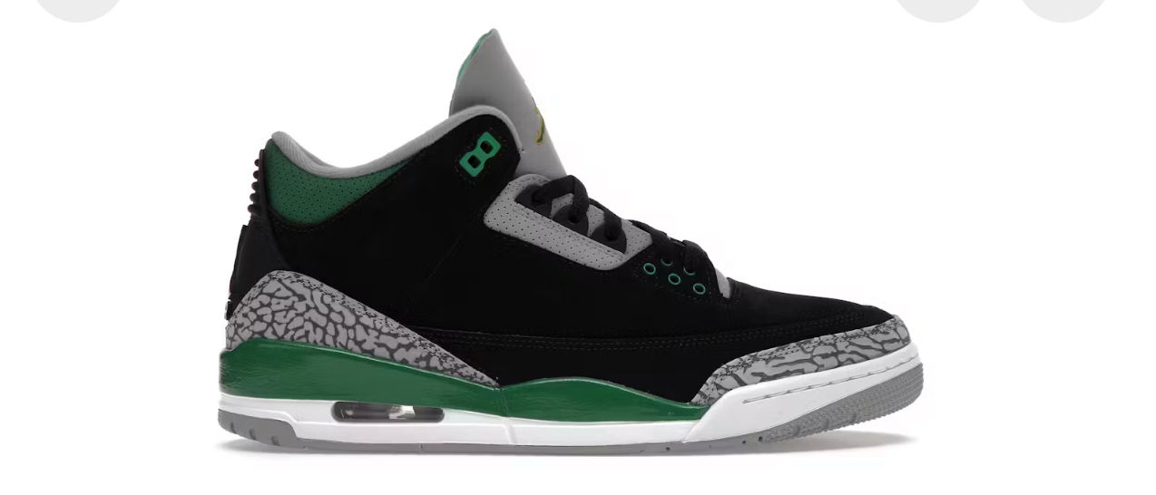 Jordan 3 Retro Pine Green (GS)