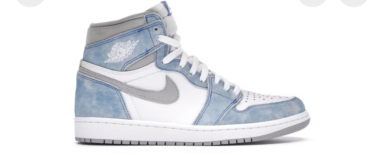 Jordan 1 Retro High Hyper Royal Smoke Grey