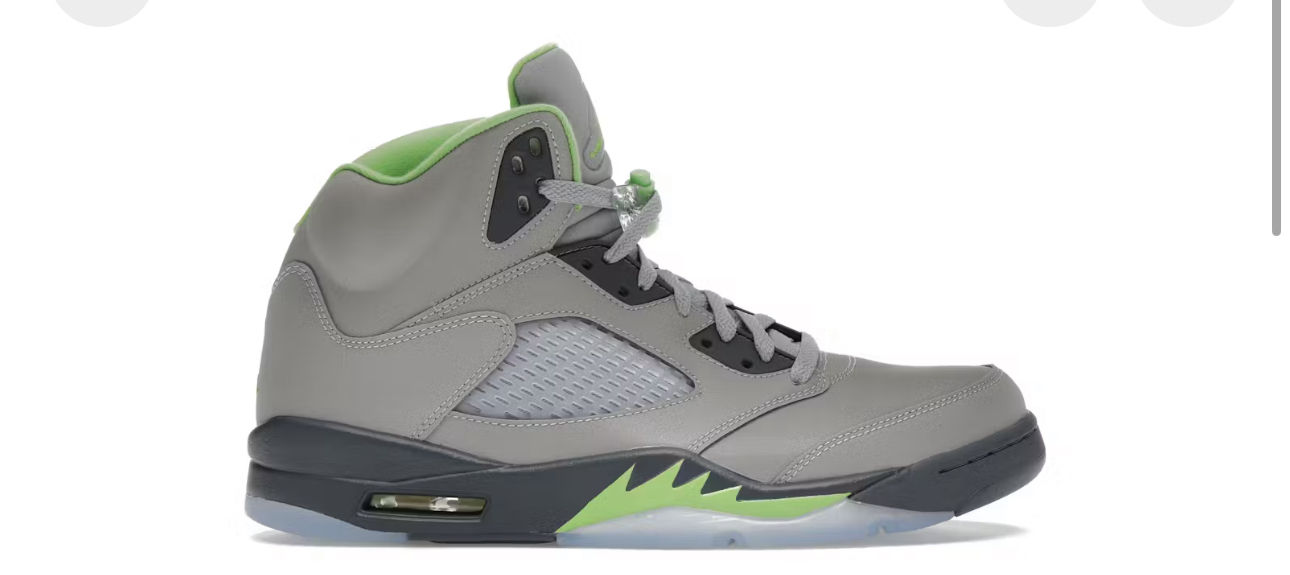 Jordan 5 Retro Green Bean (2022)