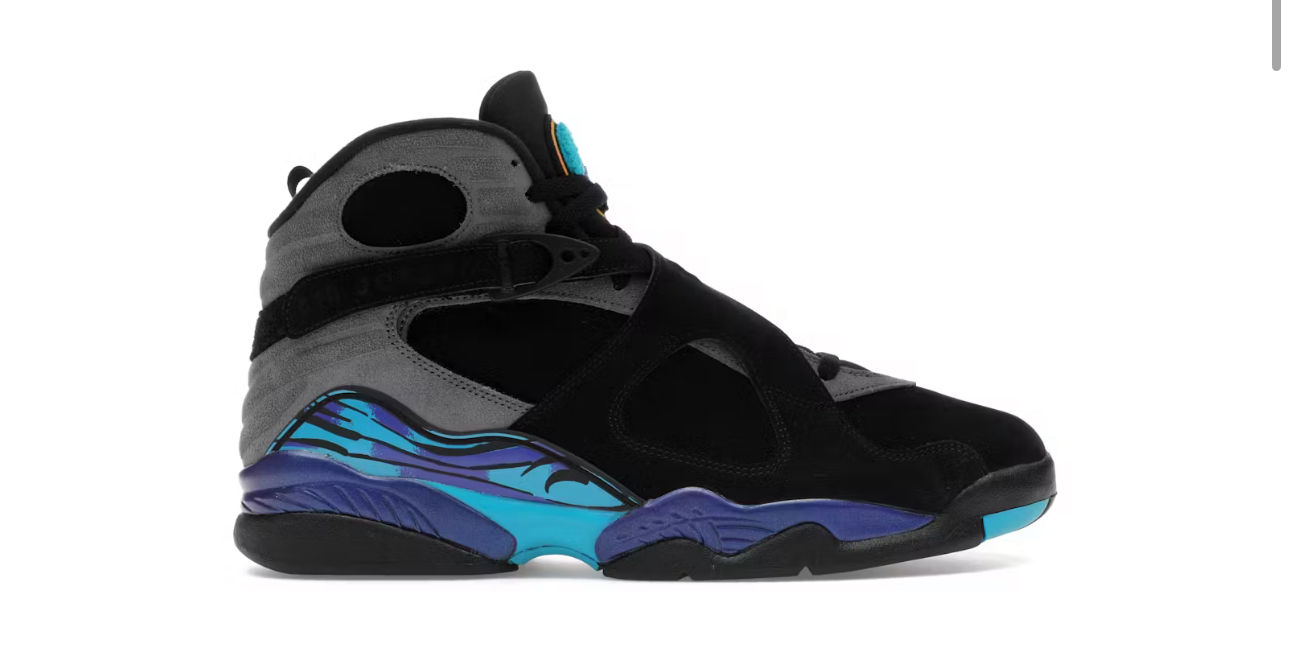 Jordan 8 Retro Aqua (2025) (GS)