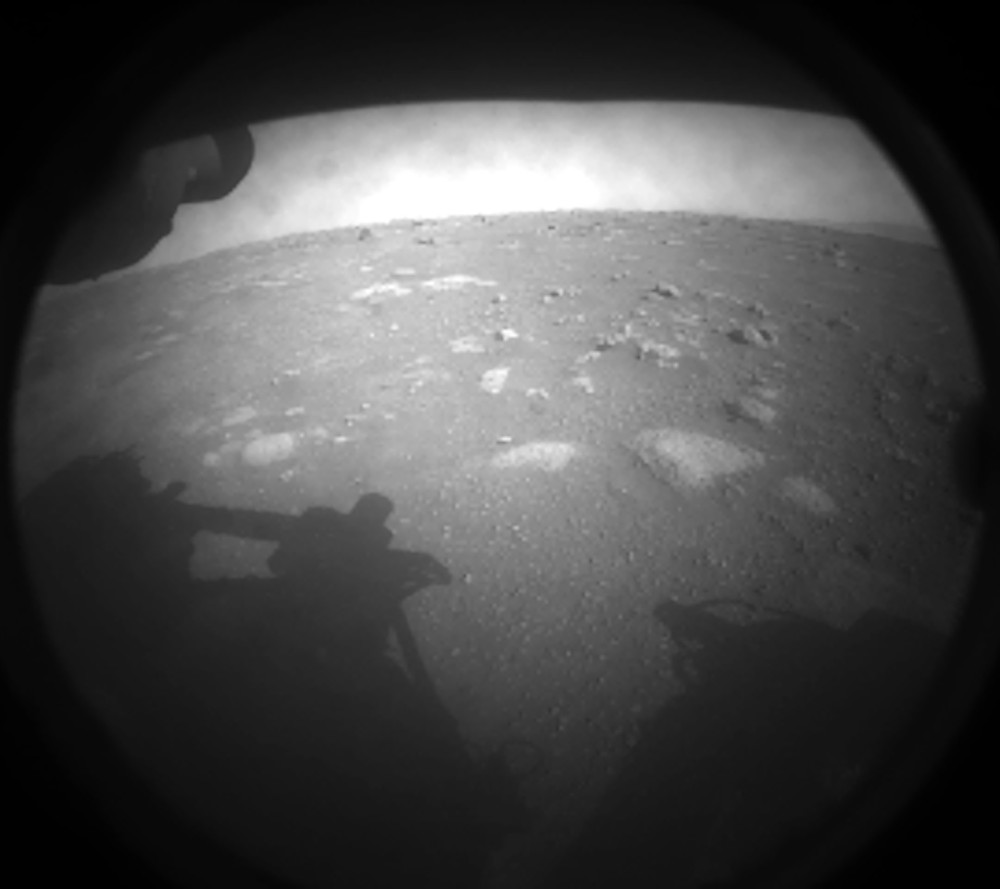 Perseverance Rover's First Image