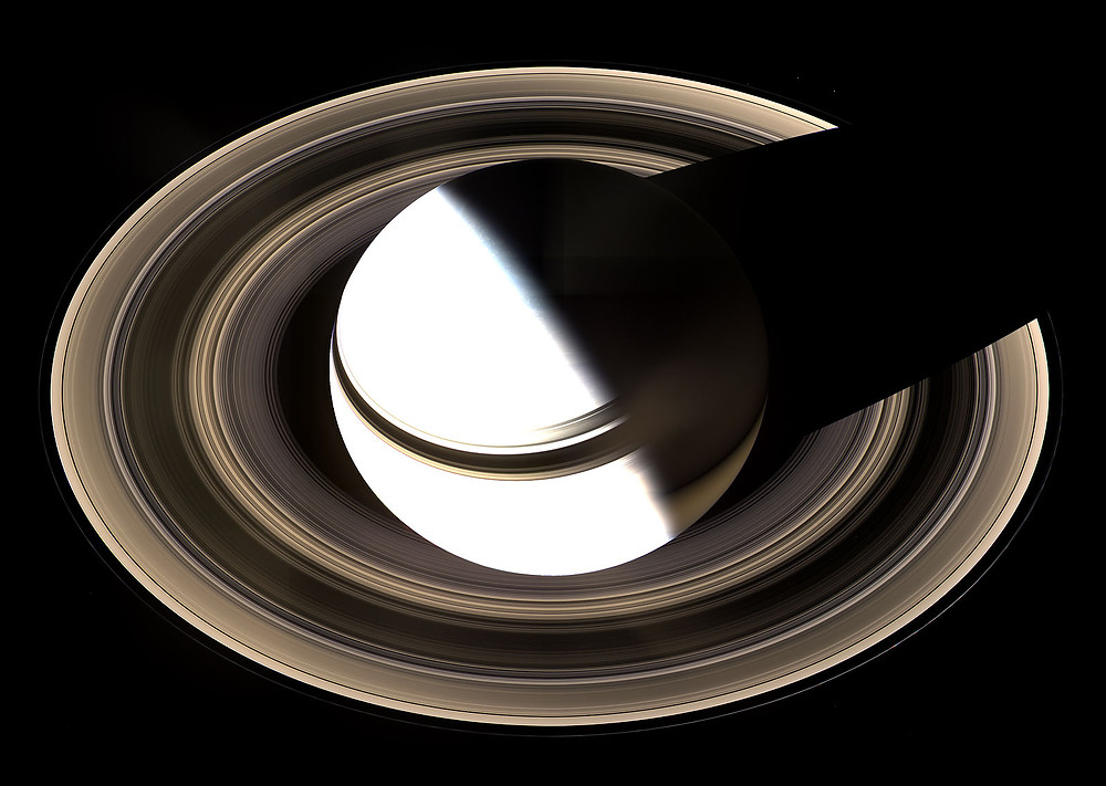 Saturn as viewed by Cassini Orbiter