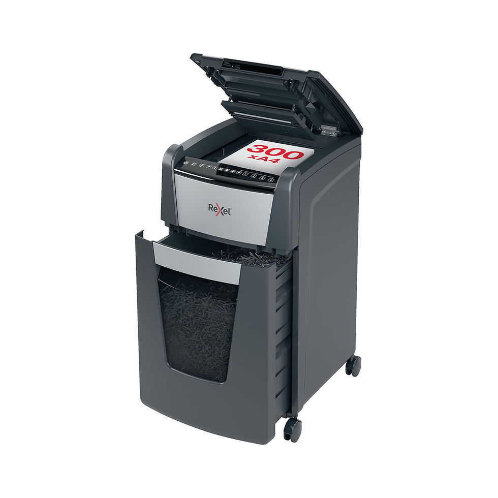 Thumbnail: Rexel Optimum AutoFeed+ 300X Cross-Cut P-4 Shredder 2020300X
