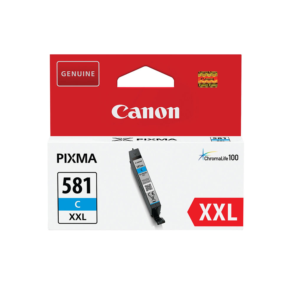 Thumbnail: Canon CLI-581XXL Ink Cartridge Extra High Yield Cyan 1995C001