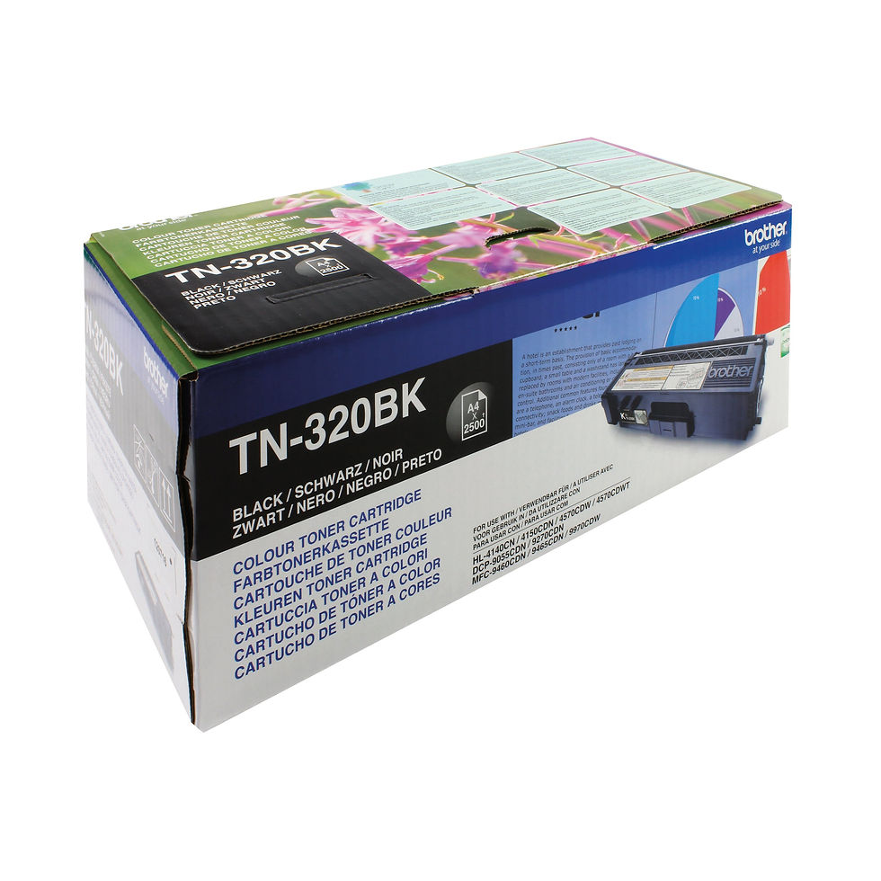 Thumbnail: Brother TN-320BK Toner Cartridge Black TN320BK