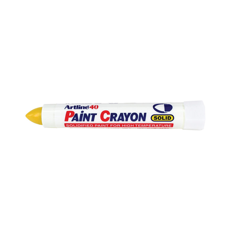 Thumbnail: Artline 40 Paint Crayon Permanent Marker Yellow (Pack of 12) EK-40