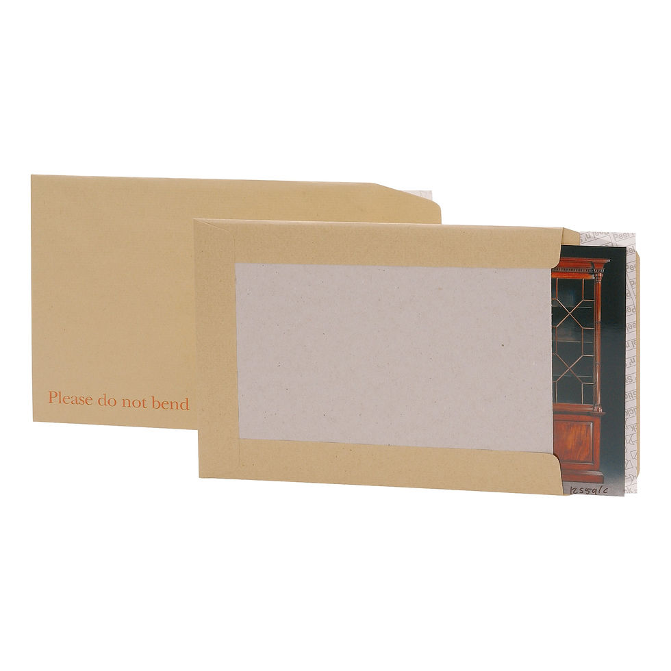 Thumbnail: 5 Star Recycled C3 Board Backed Envelope Hot Melt Peel and Seal 120gsm Manilla (