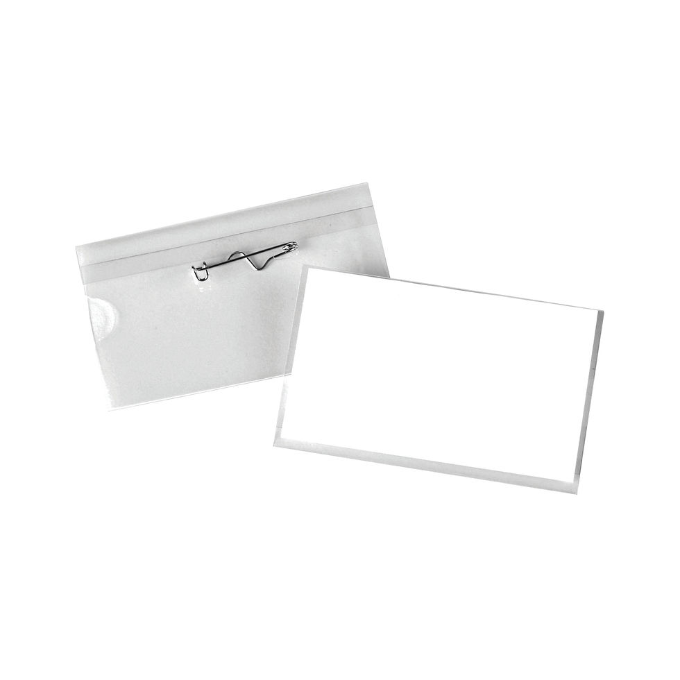 Thumbnail: Announce Pin Name Badge 40x75mm (Pack of 100) PV00929